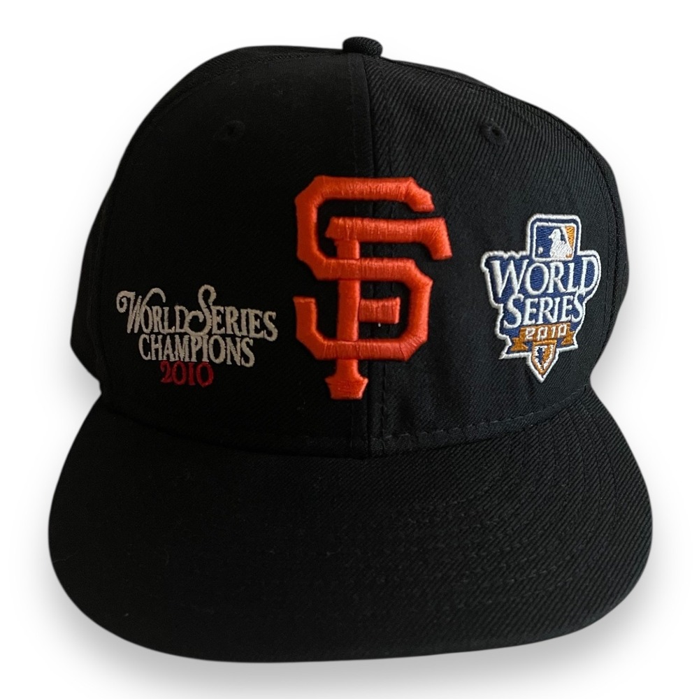 San‎ Francisco Giants 2010 MLB World Series Hat New Era Fitted 7 3/8 59Fifty Cap